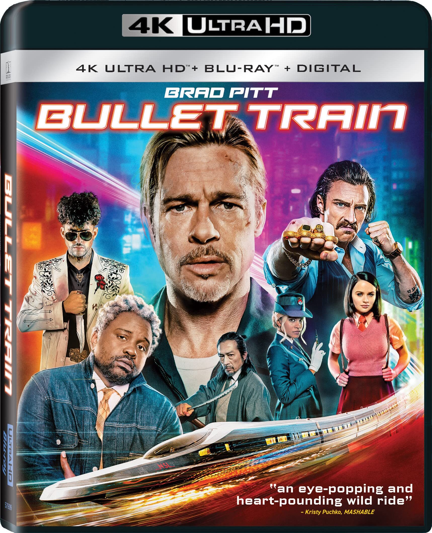 Bullet Train (2022) Tren Bala (2022) [DTS-HD MA 5.1 + SUP] [4K UHD Blu Ray]  312550_front