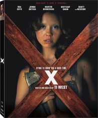 USA. Jenna Ortega in the (C)A24 new film: X (2022). Plot: In 1979, a group  of young filmmakers set out to make an adult film in rural Texas, but when  their reclusive
