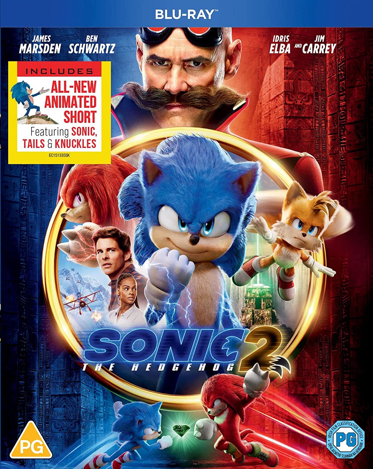 sonic - Sonic the Hedgehog 2 (2022) Sonic 2, La Película (2022) [AC3 5.1 + SUP] [Blu Ray] 314707_front