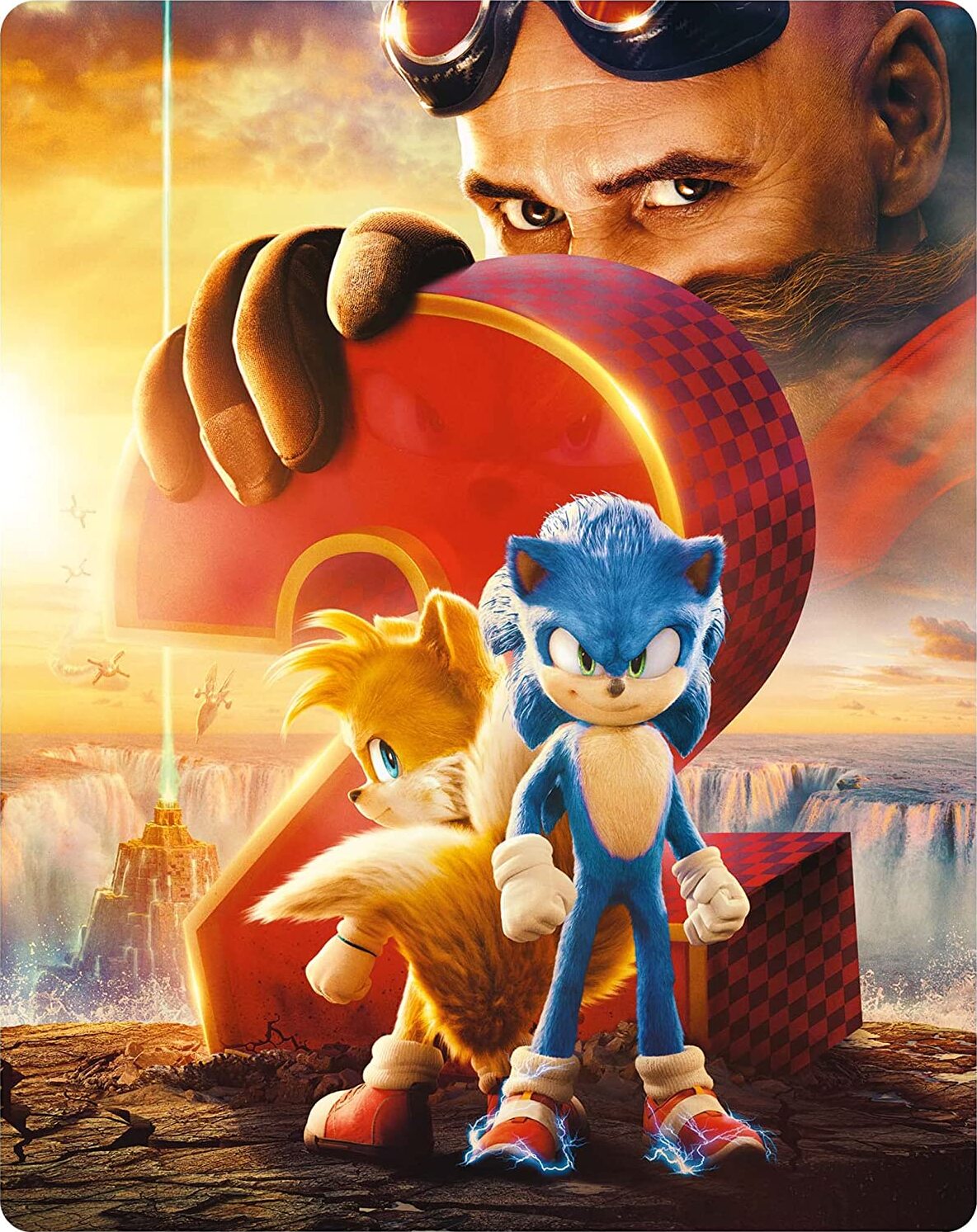 SONIC 2, LA PELÍCULA (STEELBOOK) (4K UHD + Blu Ray) [Blu-ray]