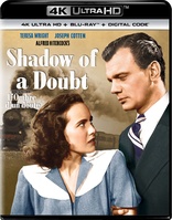 Shadow of a Doubt 4K (Blu-ray Movie)