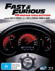 Fast and Furious 10-movie Collection (Blu-ray + Digital Code) Sealed  191329243602