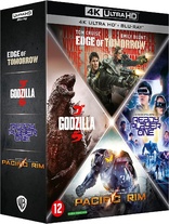 Edge of Tomorrow + Ready Player One + Pacific Rim + Godzilla 4K (Blu-ray Movie)