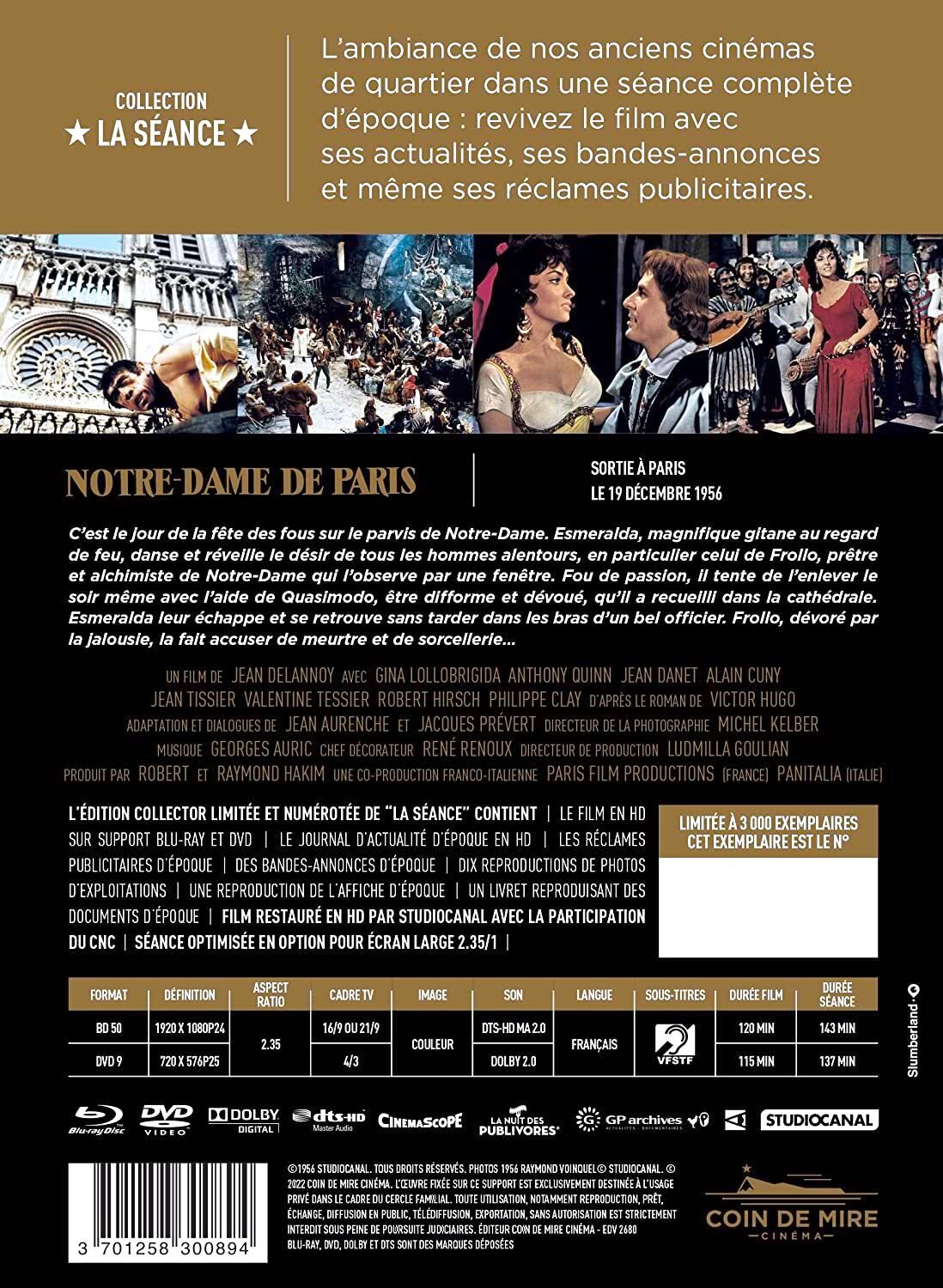 Notre-Dame de Paris Blu-ray (DigiBook) (France)