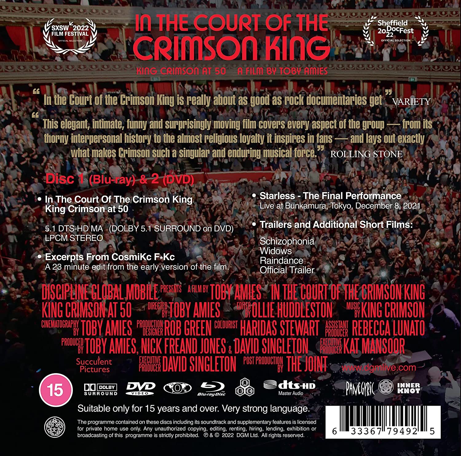 In The Court Of The Crimson King: King Crimson At 50 - A Film By Toby Amies  (Visual Pack) (Import) - JB Hi-Fi