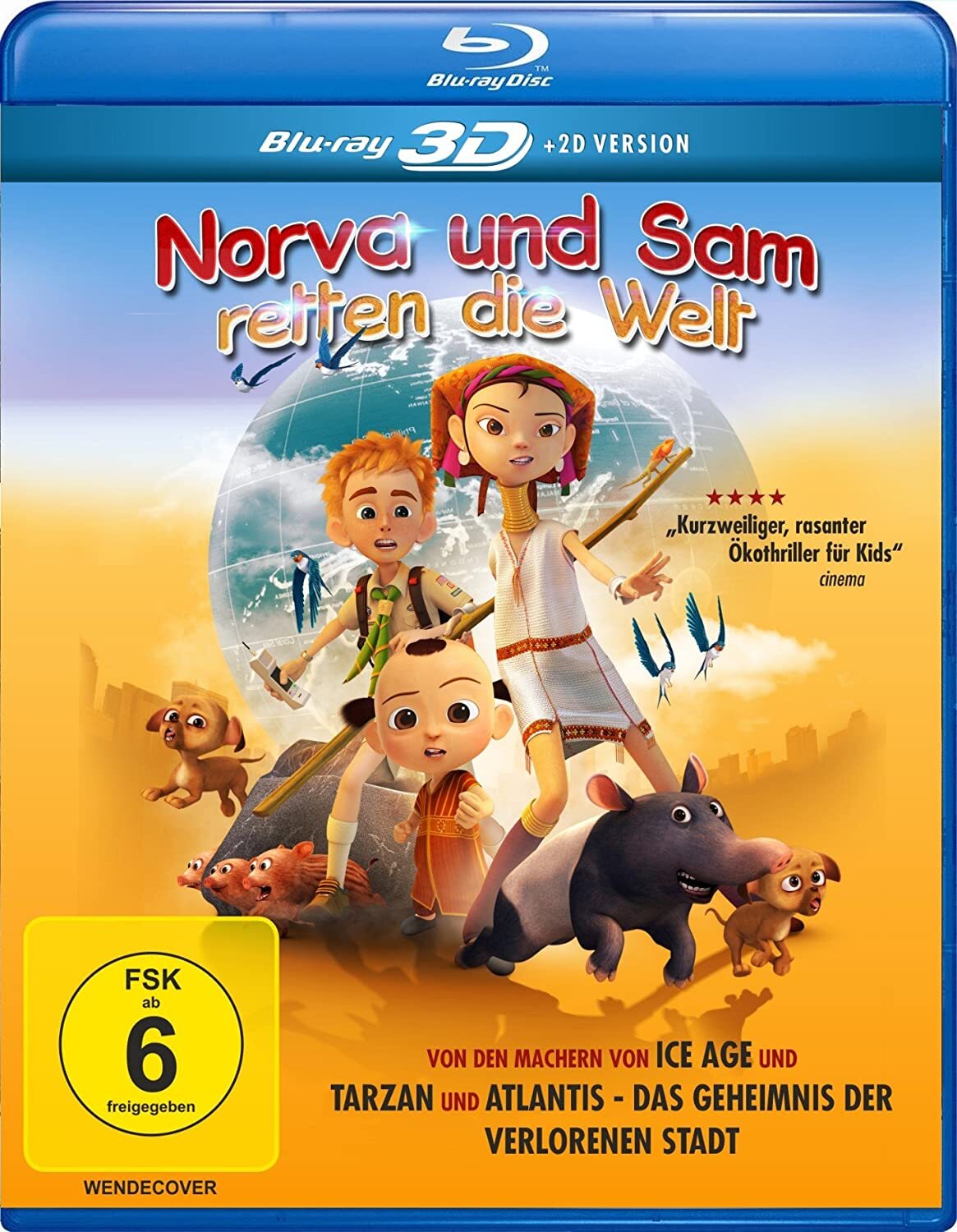 Norva und Sam retten die Welt 3D Blu-ray (Adventure Planet