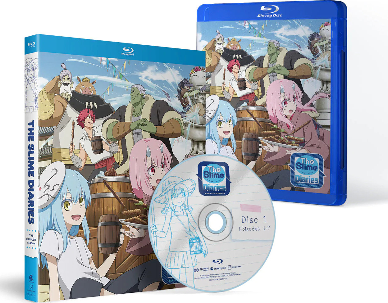 The Slime Diaries: That Time I Got Reincarnated as a Slime - The Complete  Season Blu-ray (転スラ日記 転生したらスライムだった件 / Tensura Nikki: Tensei shitara Slime  Datta Ken)