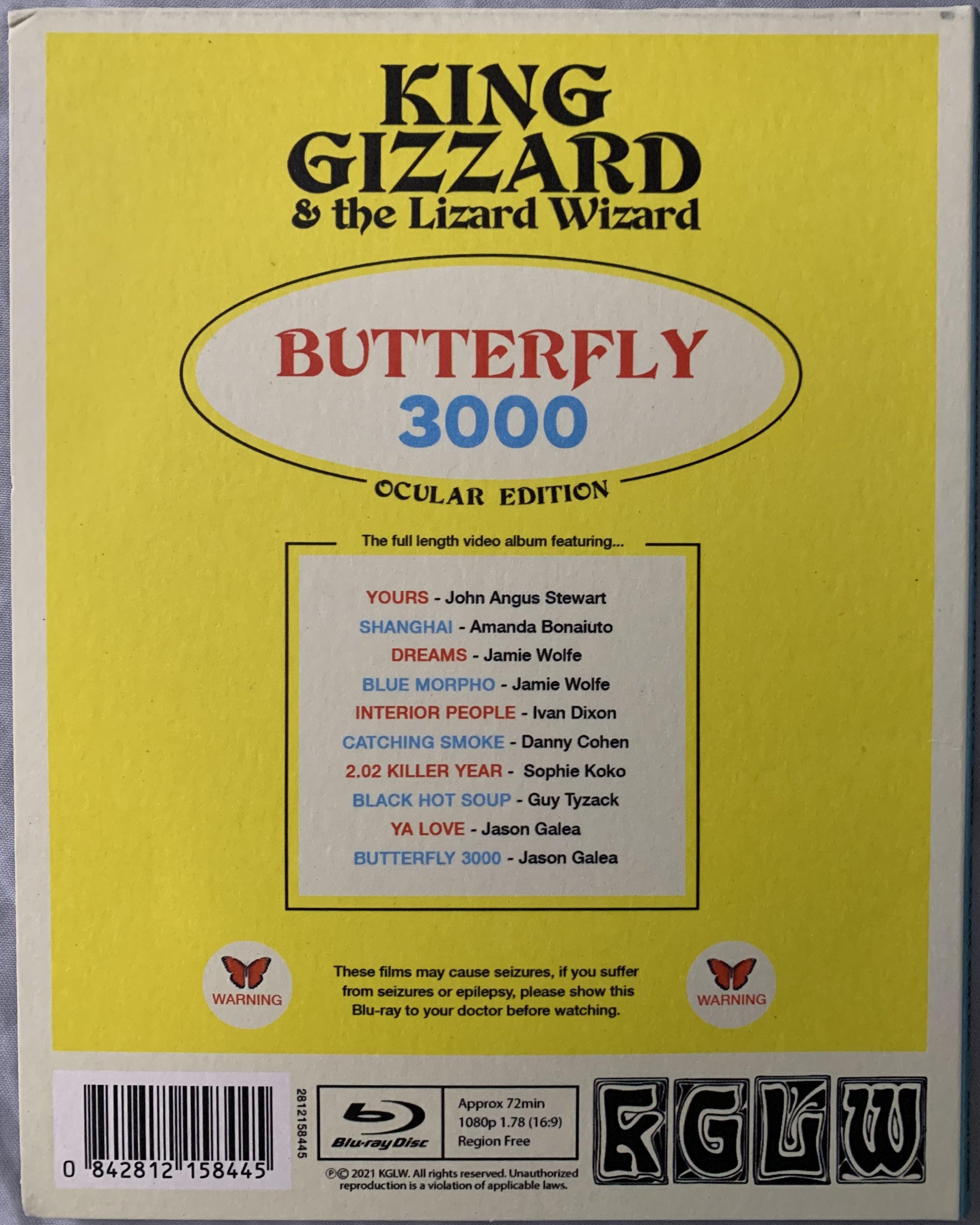 King Gizzard and the Lizard Wizard: Butterfly 3000 Blu-ray
