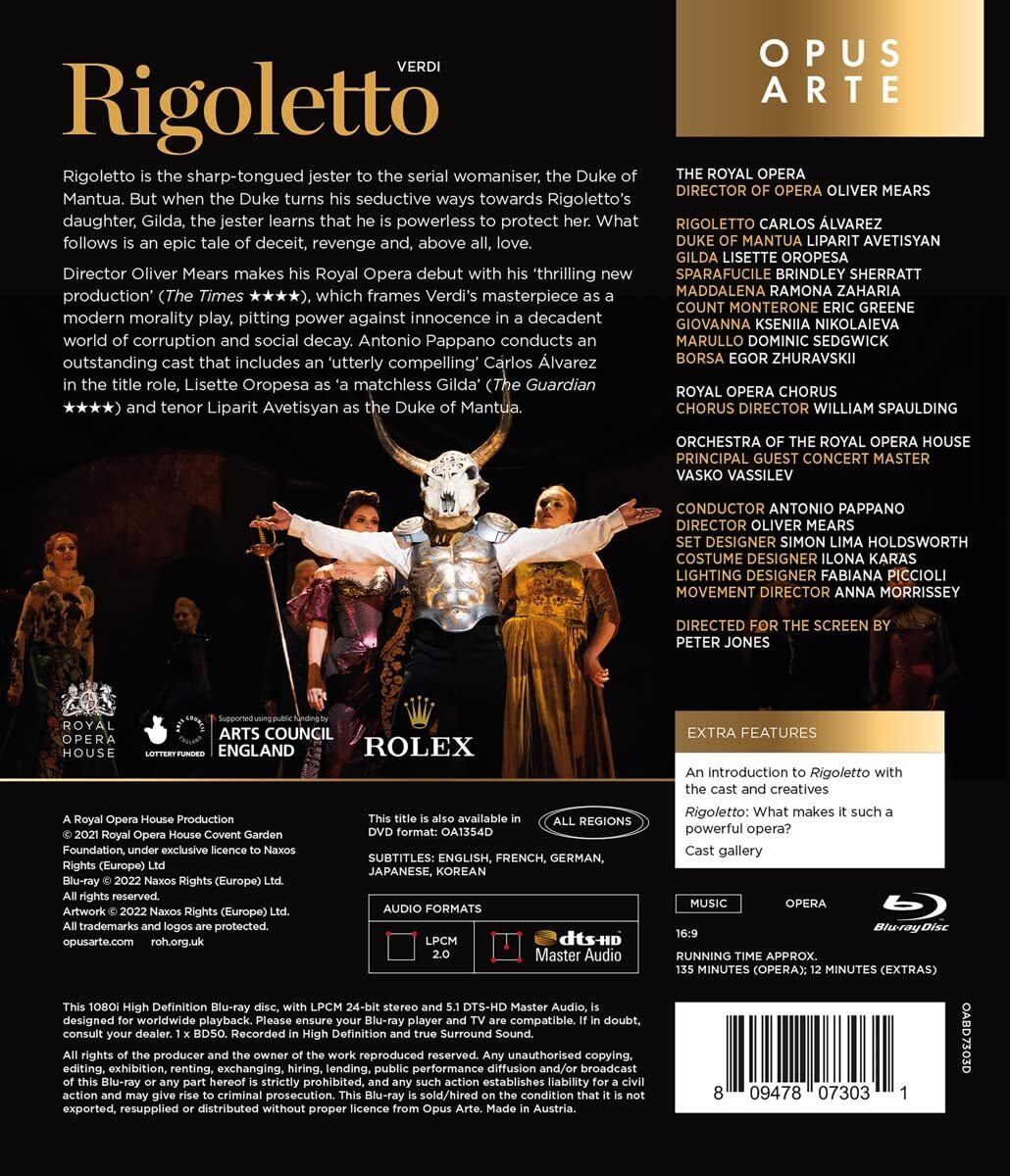 現品販売 Tutto Verdi Operas 1/ Blu-ray Import クラシック