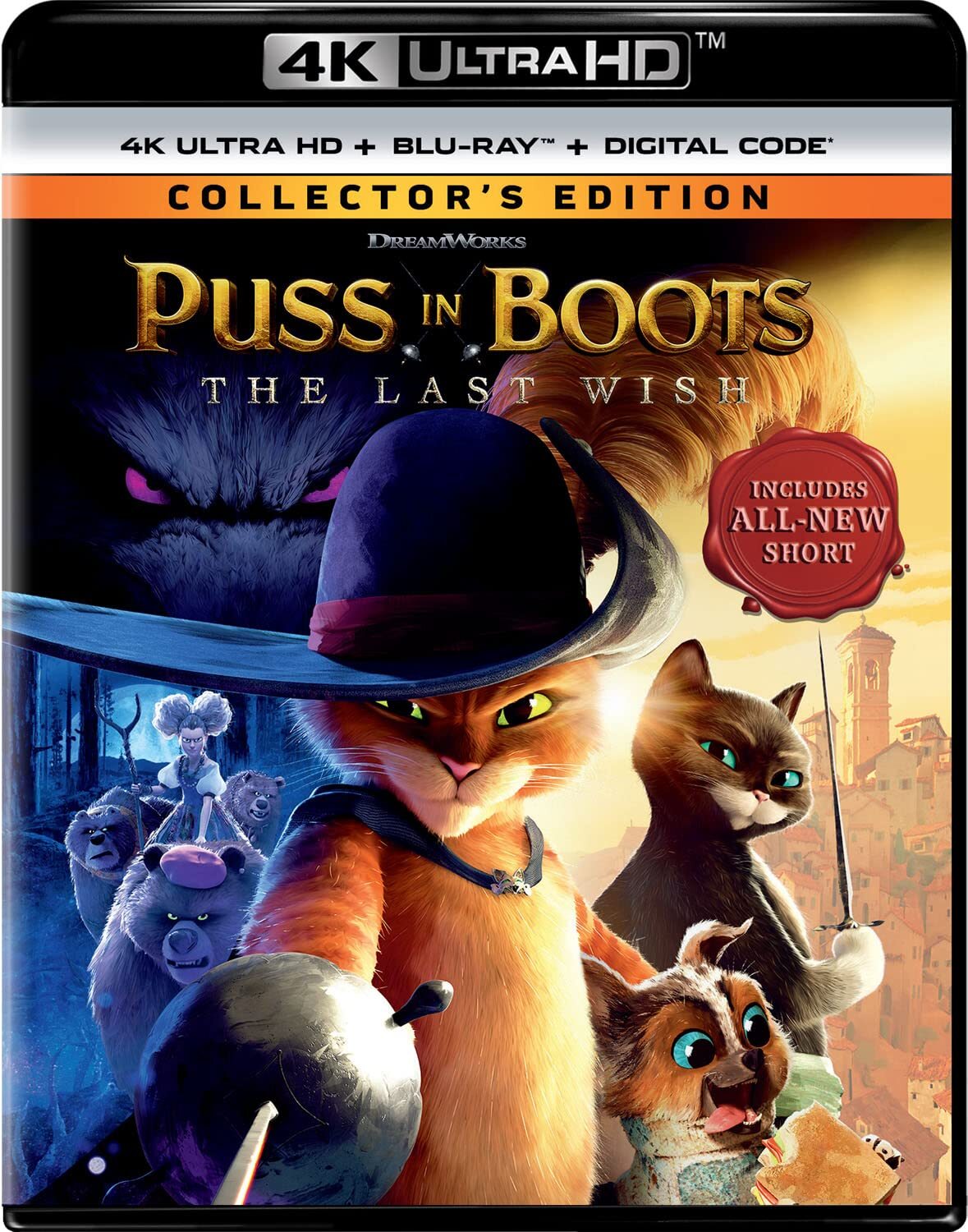 Puss in Boots The Last Wish 4K Bluray