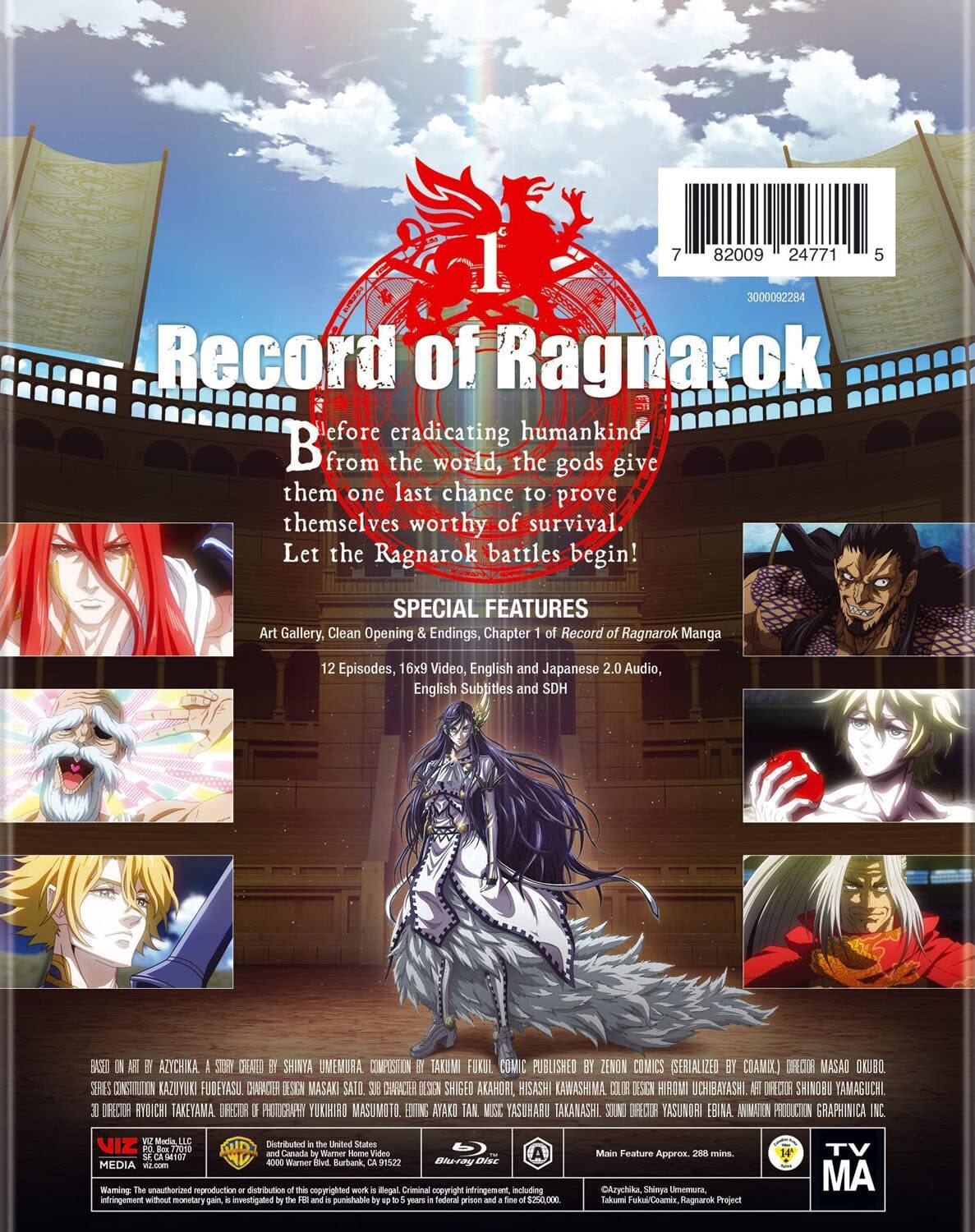 Record of Ragnarok Shuumatsu no Valkyrie Vol.1-17 Comic Set Japanese F/S  New