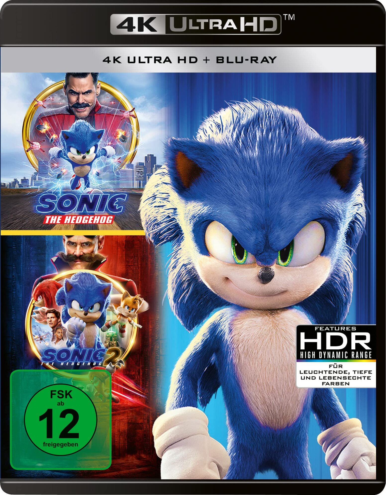 Sonic the Hedgehog: 2-movie Collection (2022) [Blu-ray / 4K Ultra