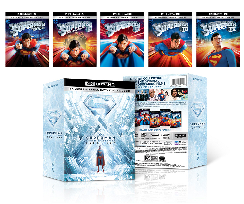 Superman I-IV 5-Film Collection 4K UHD (1978-1987) - Blu-ray Forum