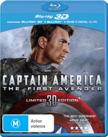 Captain America: The First Avenger 3D (Blu-ray Movie), temporary cover art