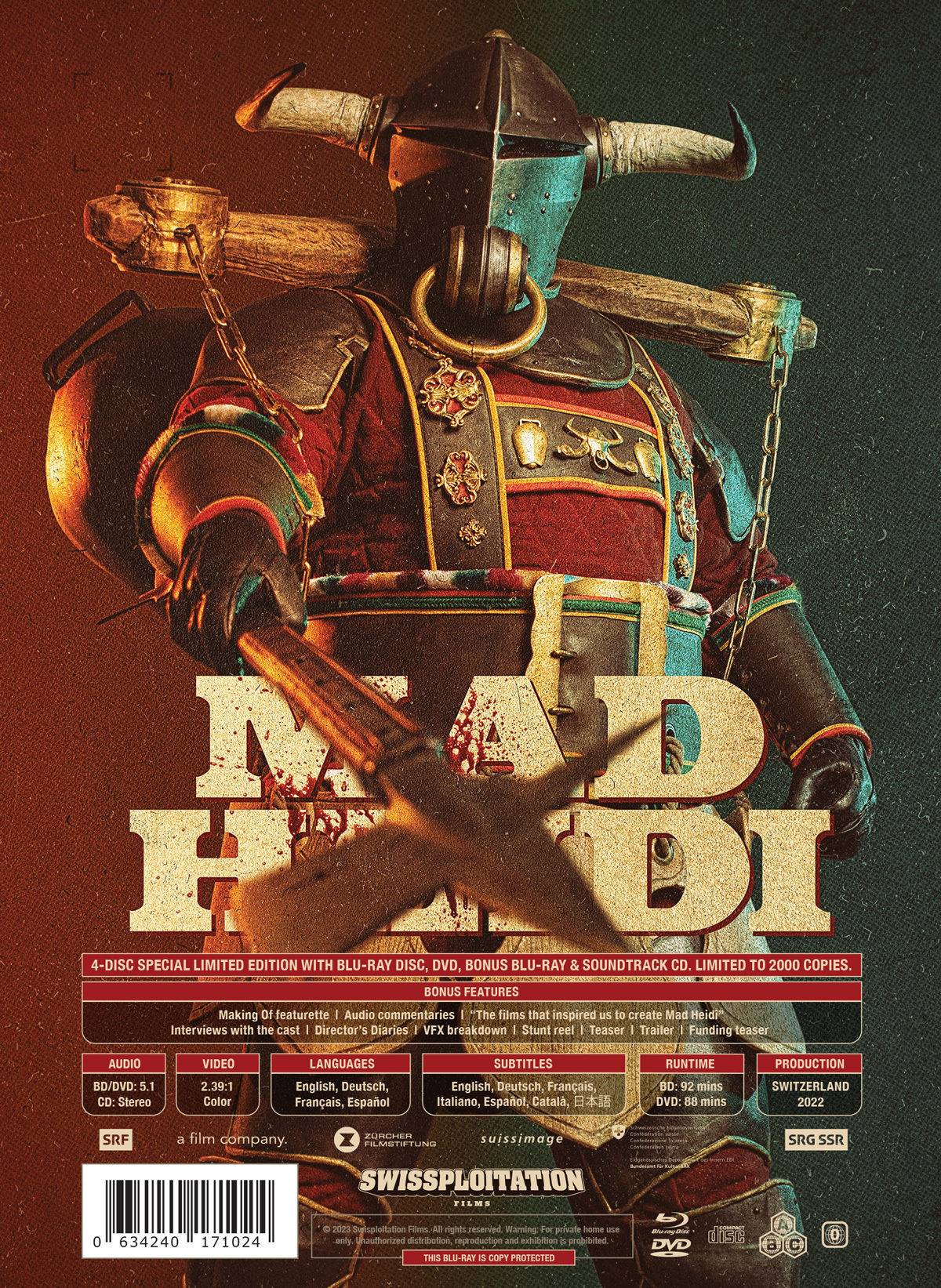 Mad Heidi Blu-ray (DigiBook) (Switzerland)