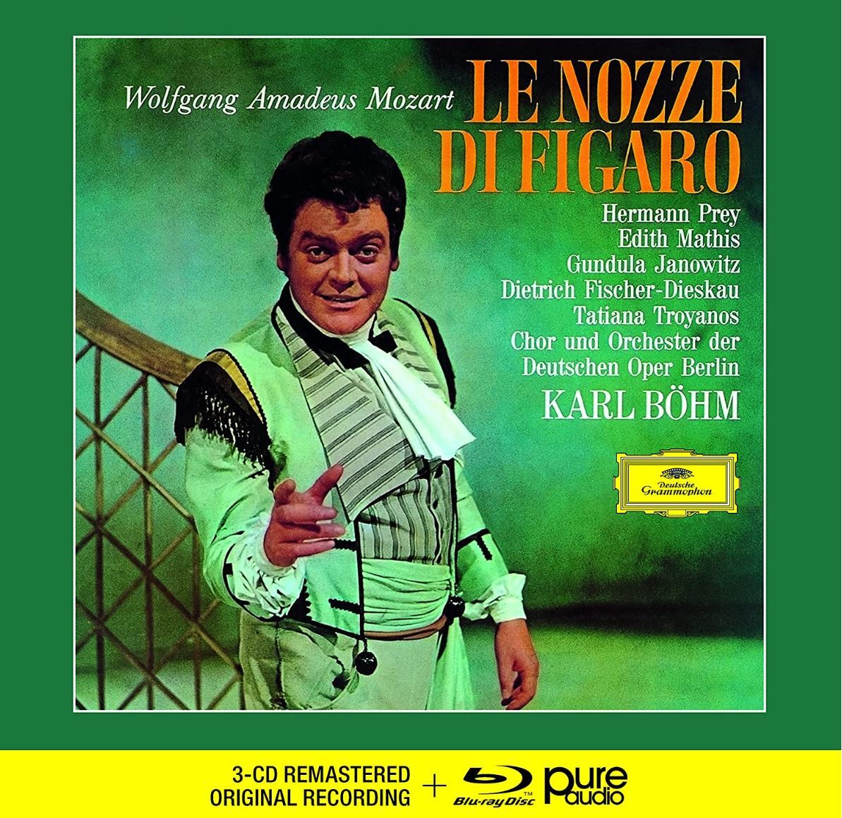 Mozart: Le Nozze di Figaro Blu-ray (Blu-ray Audio / Karl Böhm - Chor und  Orchester der Deutschen Oper Berlin) (Mexico)