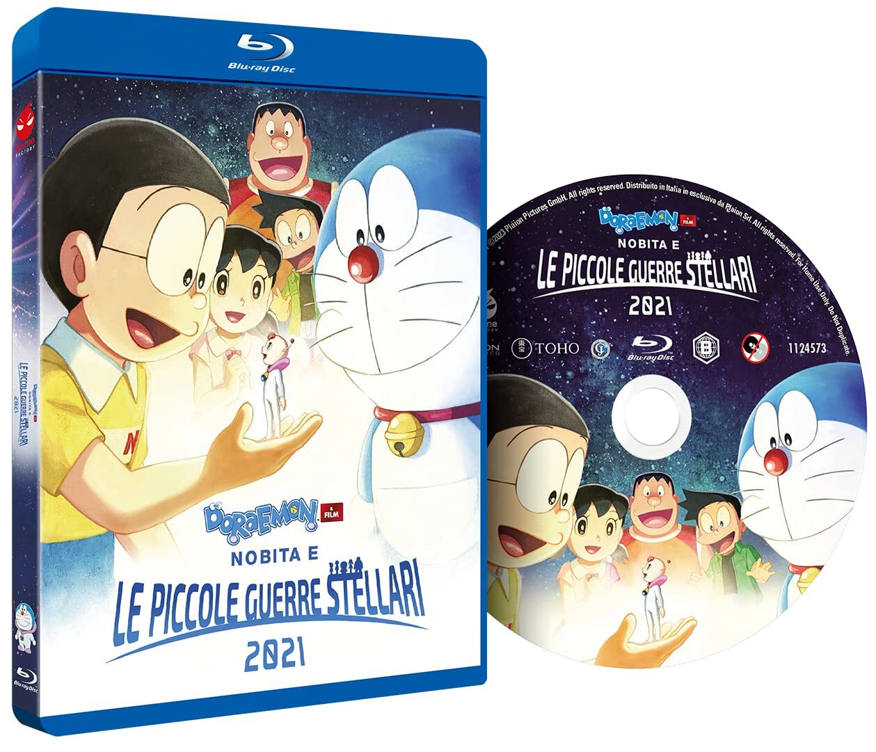 Doraemon - Il Film - Nobita e le Piccole Guerre Stellari 2021 Blu-ray  (Doraemon the Movie: Nobita's Little Star Wars 2021 / Doraemon: Nobita no  Little Star Wars 2021 / 映画ドラえもん のび太の宇宙小戦争, image size:1259x1081