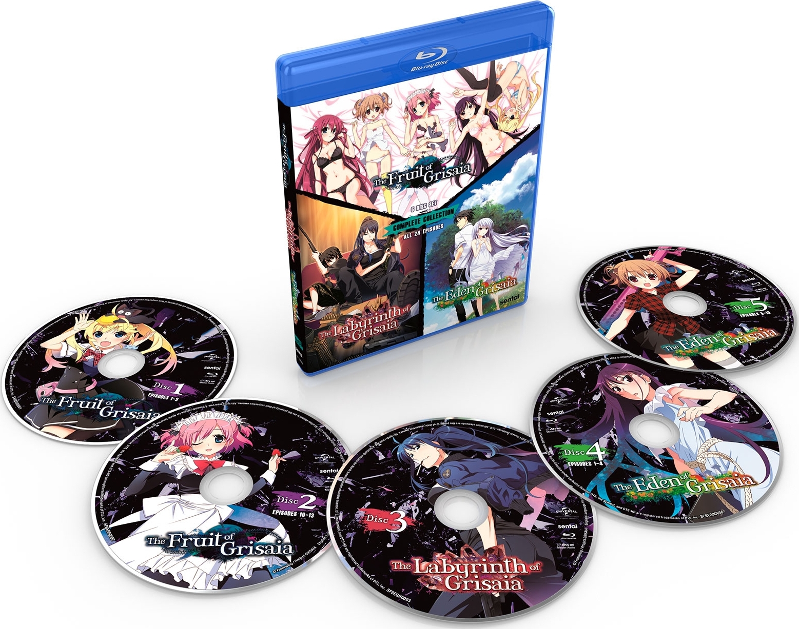 Grisaia: Complete Collection Blu-ray (Includes The Fruit of