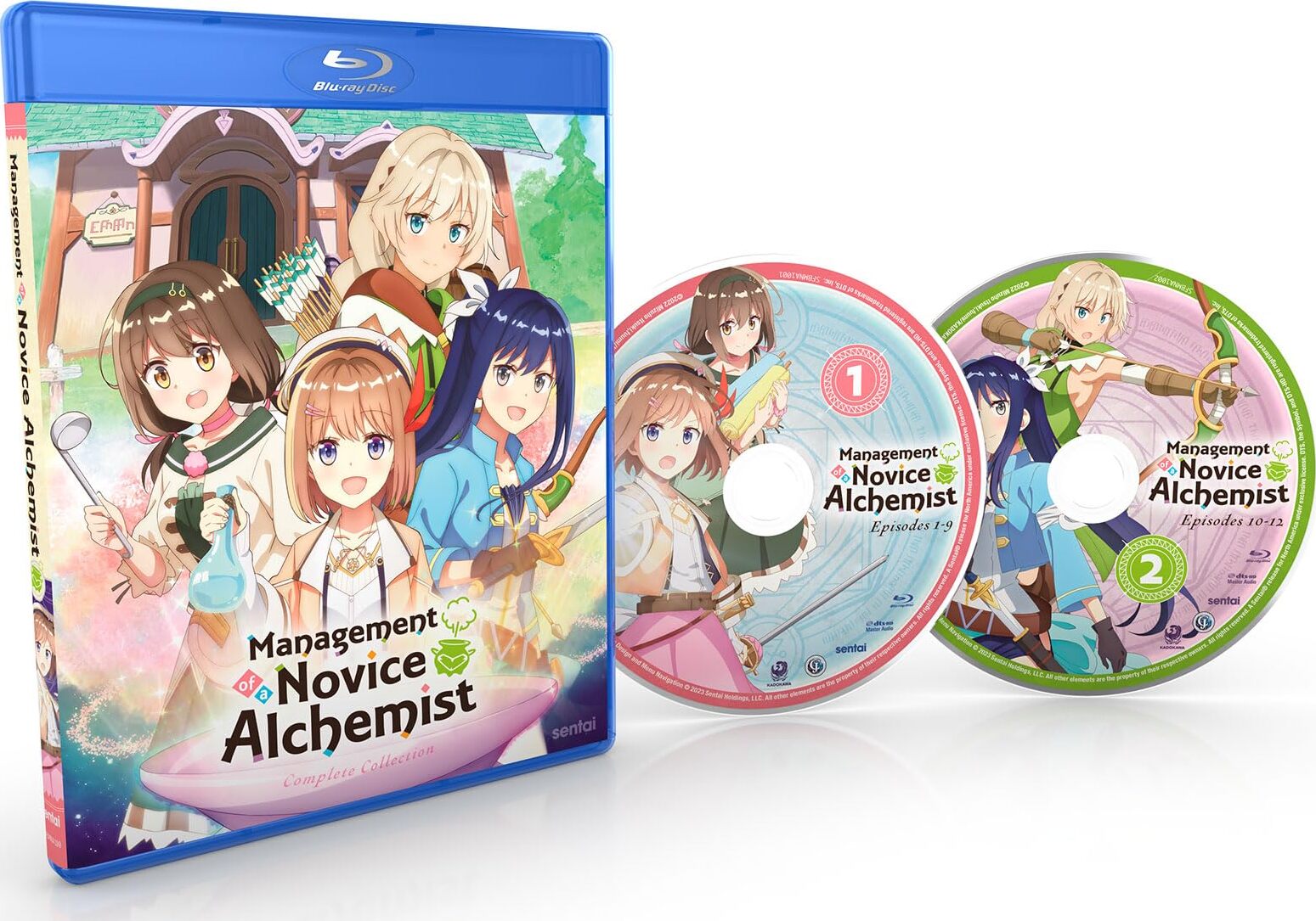 Kadokawa Reveals 3rd 'Management of Novice Alchemist' Anime DVD/BD Release  Packaging