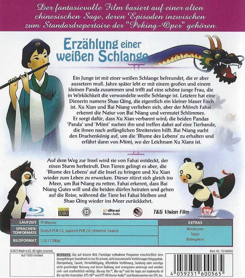 Die Erzählung einer weißen Schlange Blu-ray (Panda and the