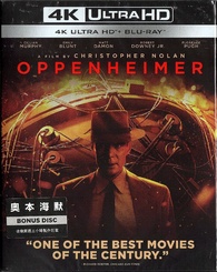 Oppenheimer 4K Ultra HD + Blu-ray | Cillian Murphy, Robert Downey Jr |  Christopher Nolan's | Region Free
