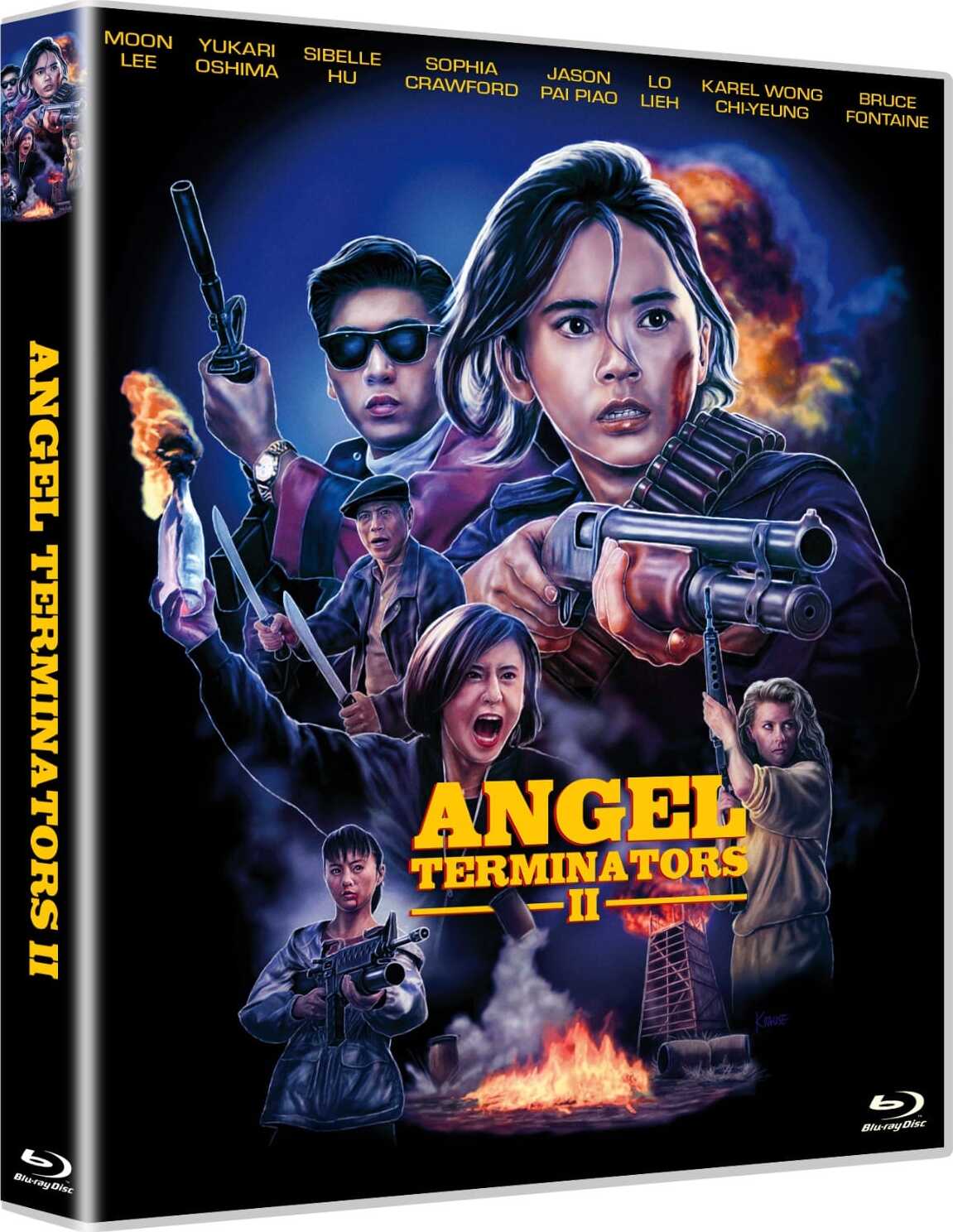 Angel Terminators II Blu-ray (Foh jung / Huo zhong / 火種) (Germany)