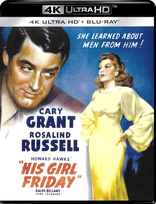 His Girl Friday 4K (Blu-ray Movie)