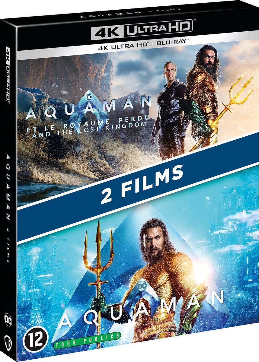 Aquaman 1 2 4K Blu ray Aquaman Aquaman and the Lost Kingdom