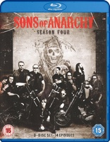 Sons of Anarchy: Complete Seasons 1-4 Blu-ray (United Kingdom)