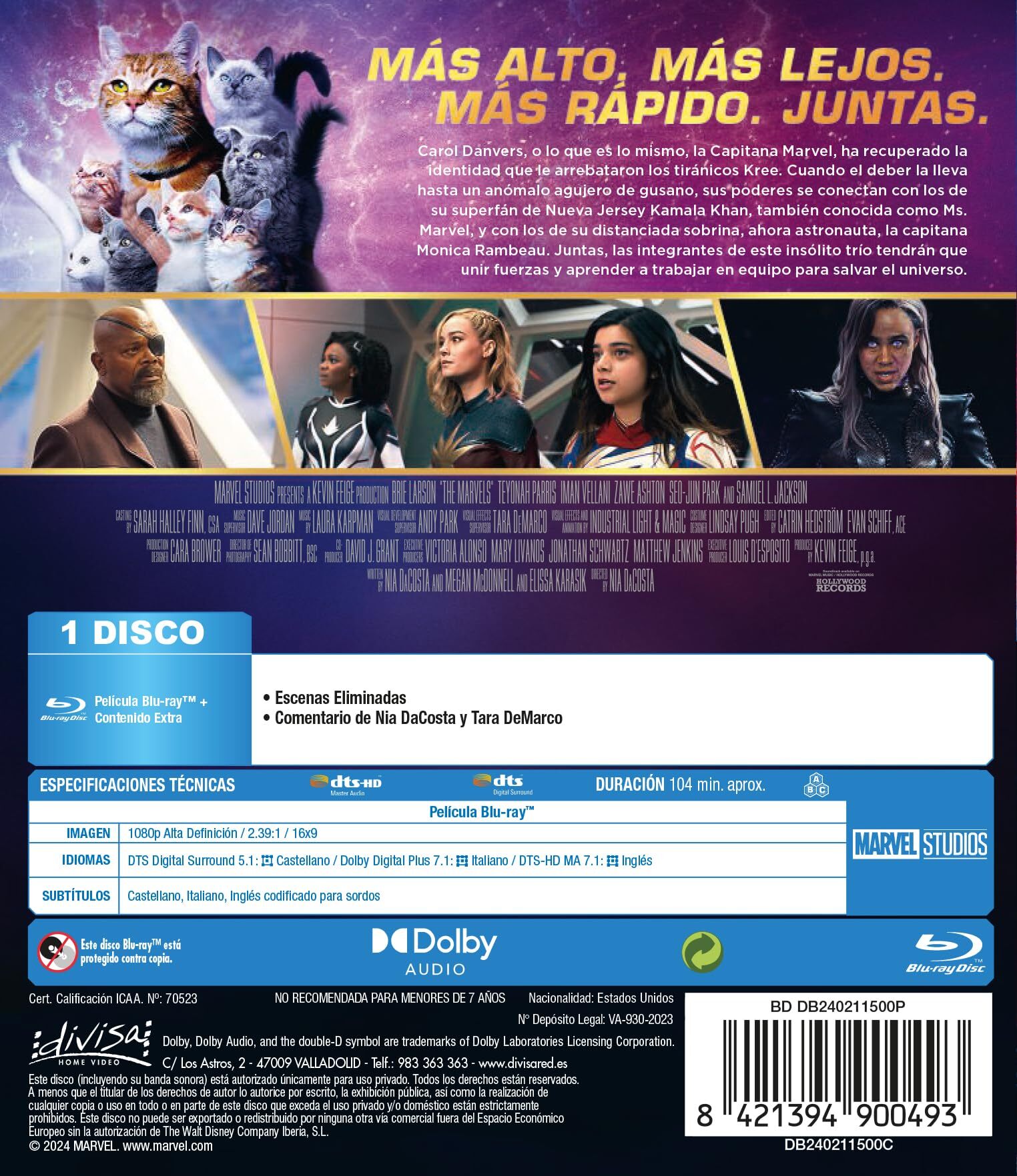 Marvel Studio's The Marvels Steelbook 4K Ultra HD [Blu-ray] [Region Free]:  : Brie Larson, Teyonah Parris, Iman Vellani, Zawe Ashton, Nia  DaCosta, Brie Larson, Teyonah Parris: DVD & Blu-ray