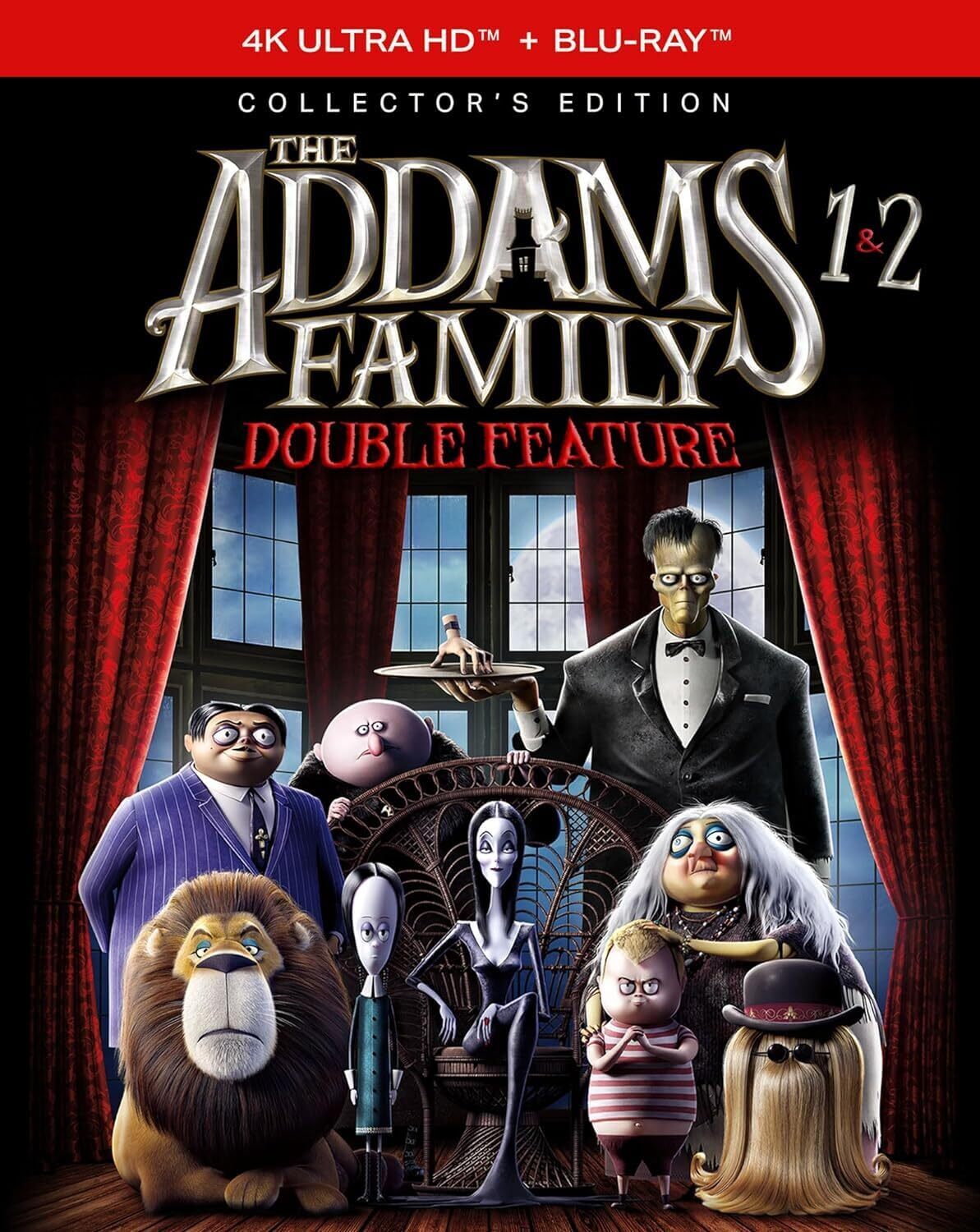The Addams Family 1&2 Double Feature 4K Blu-ray (4K Ultra HD + Blu 