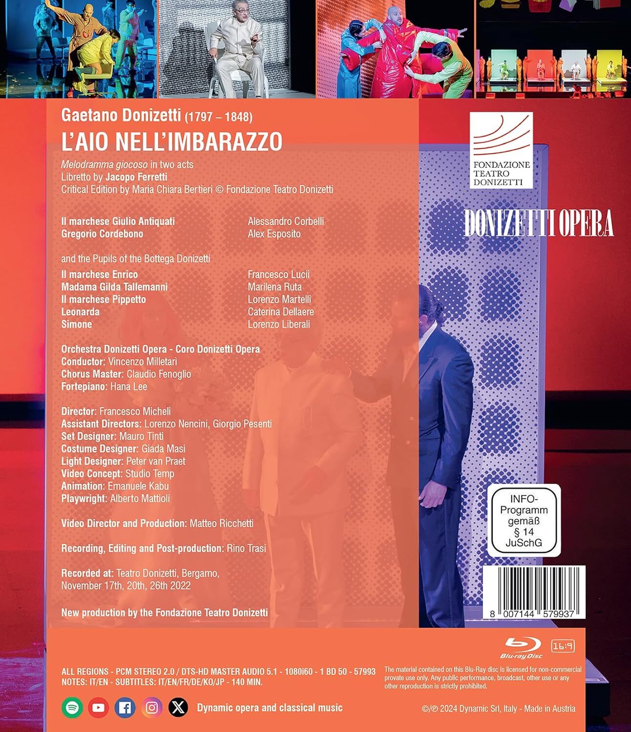 (未使用･未開封品)　Donizetti: L'ajo nell'imbarazzo [DVD] [Import] vf3p617 未使用・未開封品) Donizetti: L'ajo nell'imbarazzo [DVD] [Import