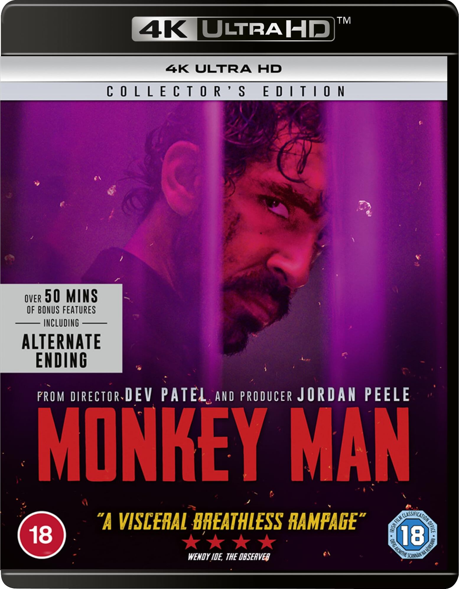 Monkey Man Collector's Edition 4K Blu-ray