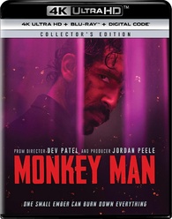 Monkey Man 4K Blu-ray (4K Ultra HD + Blu-ray + Digital)