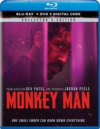 Monkey Man Blu-ray (Blu-ray + DVD + Digital)