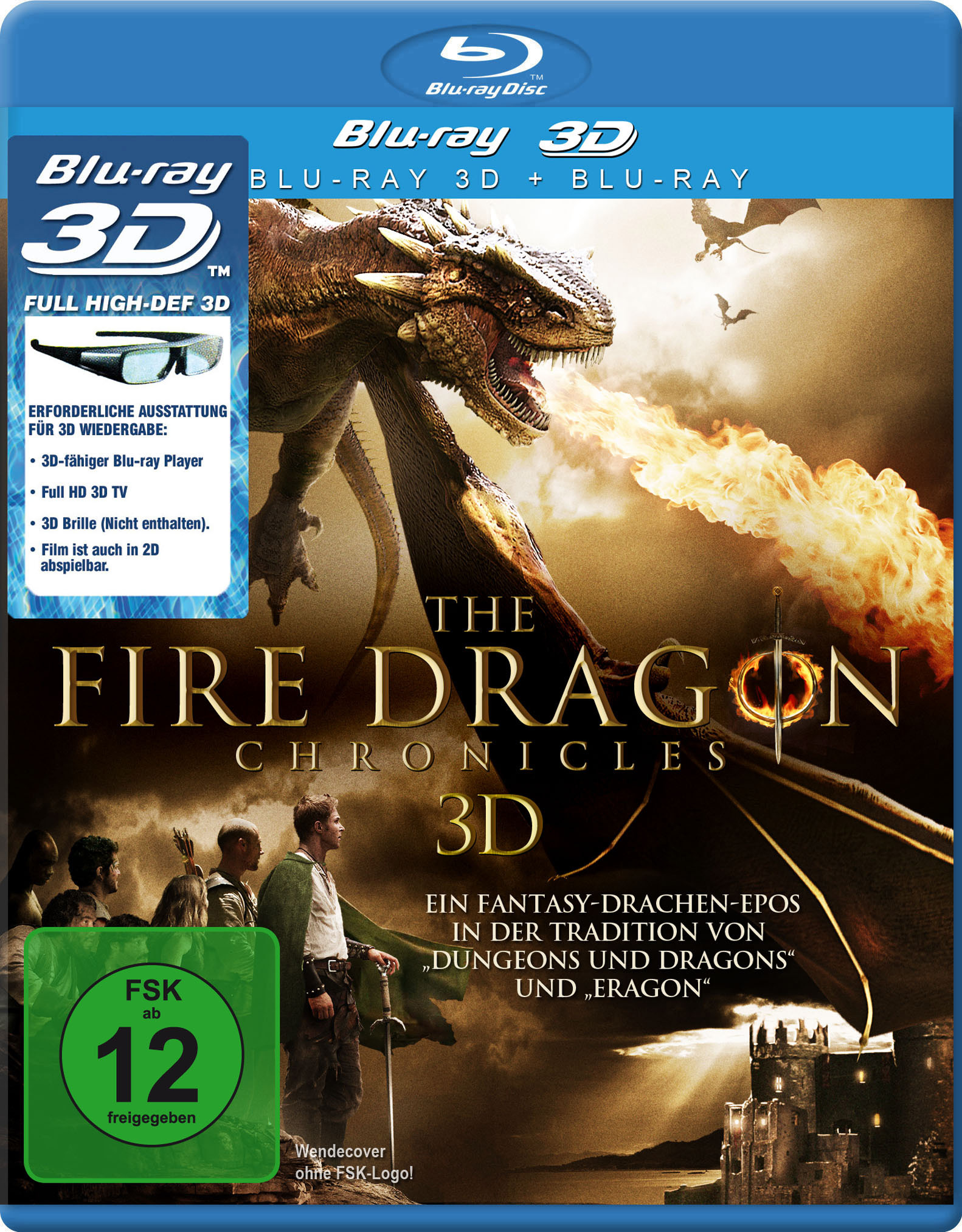 Dragon Hunter 3d Blu Ray Release Date February 12 The Fire Dragon Chronicles 3d Germany