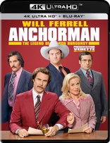 Anchorman: The Legend of Ron Burgundy 4K (Blu-ray Movie)