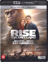 Rise of the Planet of the Apes 4K (Blu-ray Movie)