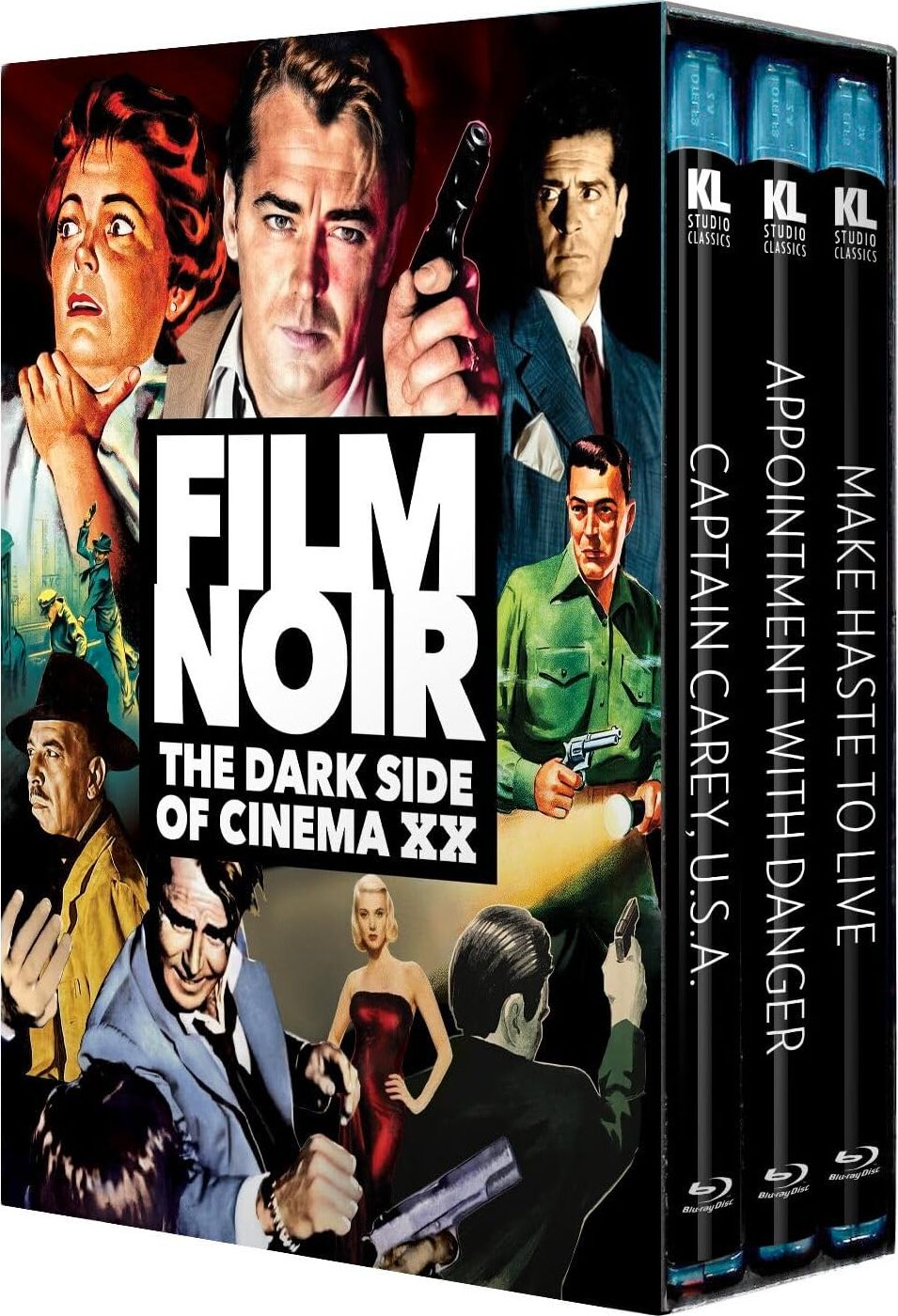 Film Noir: The Dark Side of Cinema XX Blu-ray (Captain Carey USA /  Appointment with Danger / Make Haste to Live)