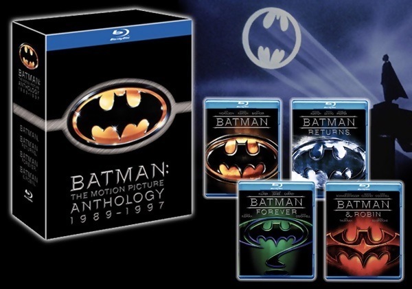 Batman The Motion Picture Anthology Blu Ray Release Date March 10 2009 Batman Batman Returns Batman Forever Batman Robin Batman The Motion Picture Anthology Blu Ray Release Date March 10 2009 Batman Batman Returns Batman Forever Batman Robin