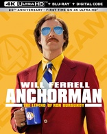 Anchorman: The Legend of Ron Burgundy 4K (Blu-ray Movie)