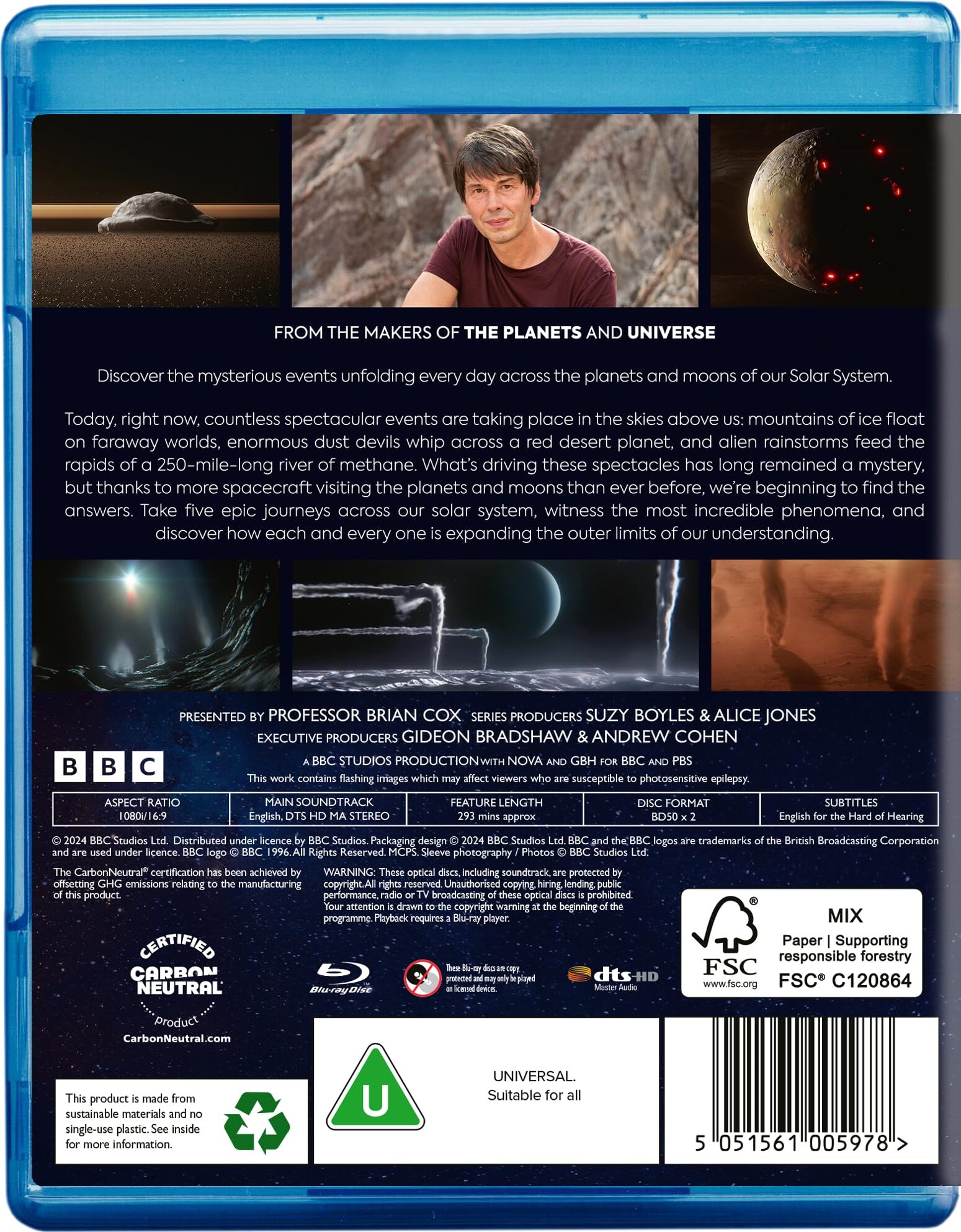 Solar System: Voyage into the Unknown Blu-ray (United Kingdom)