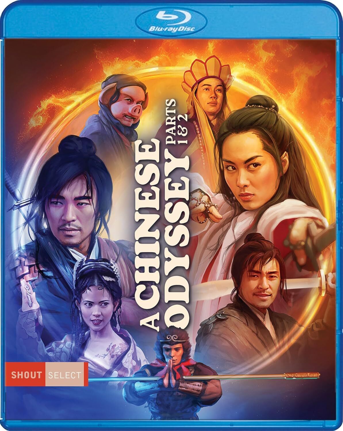 A Chinese Odyssey: Parts 1 and 2 Blu-ray (西遊記第壹佰零壹回之月光寶盒 & 西遊記大結局之仙履奇緣)  (Canada)