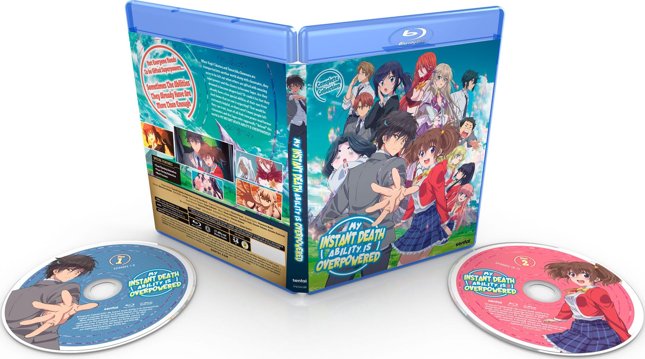 生まれる。Ｂｌｕ－ｒａｙ　ＢＯＸ（Ｂｌｕ－ｒａｙ　Ｄｉｓｃ） My Instant Death Ability Is So Overpowered: Complete