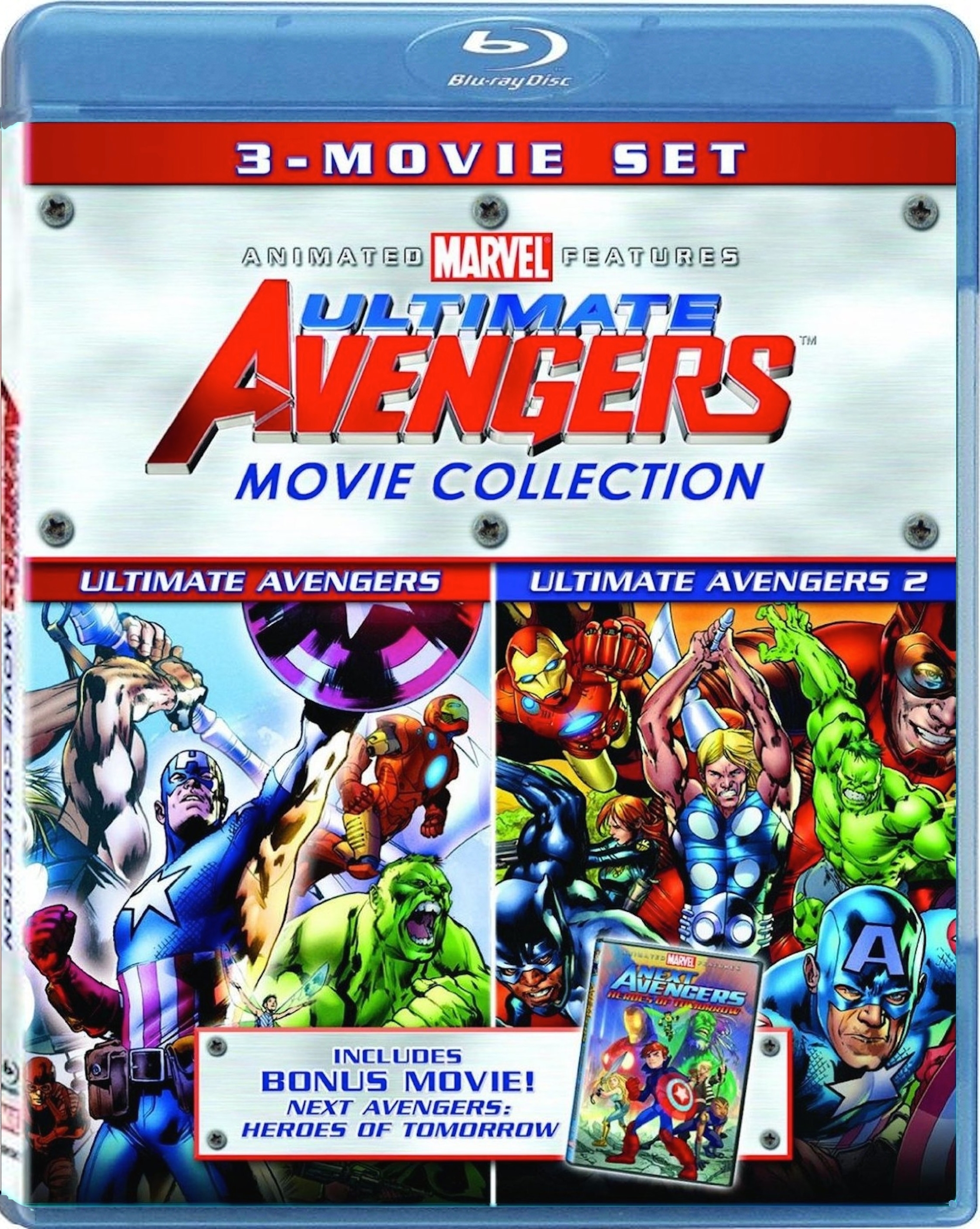 Ultimate Avengers and Marvel Animated Blu-ray Movie Collections