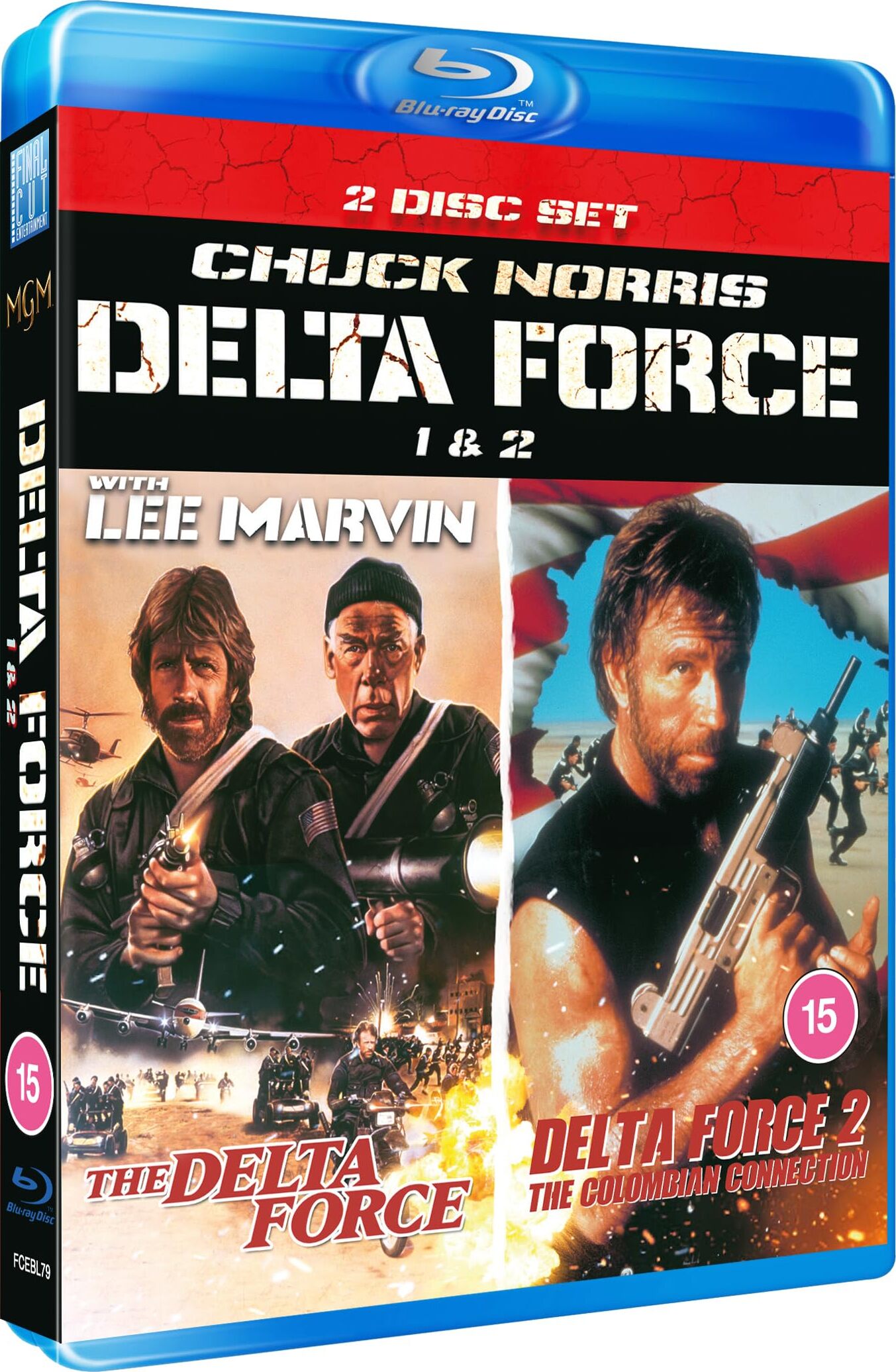 Delta Force 1 and 2 Blu-ray (United Kingdom)
