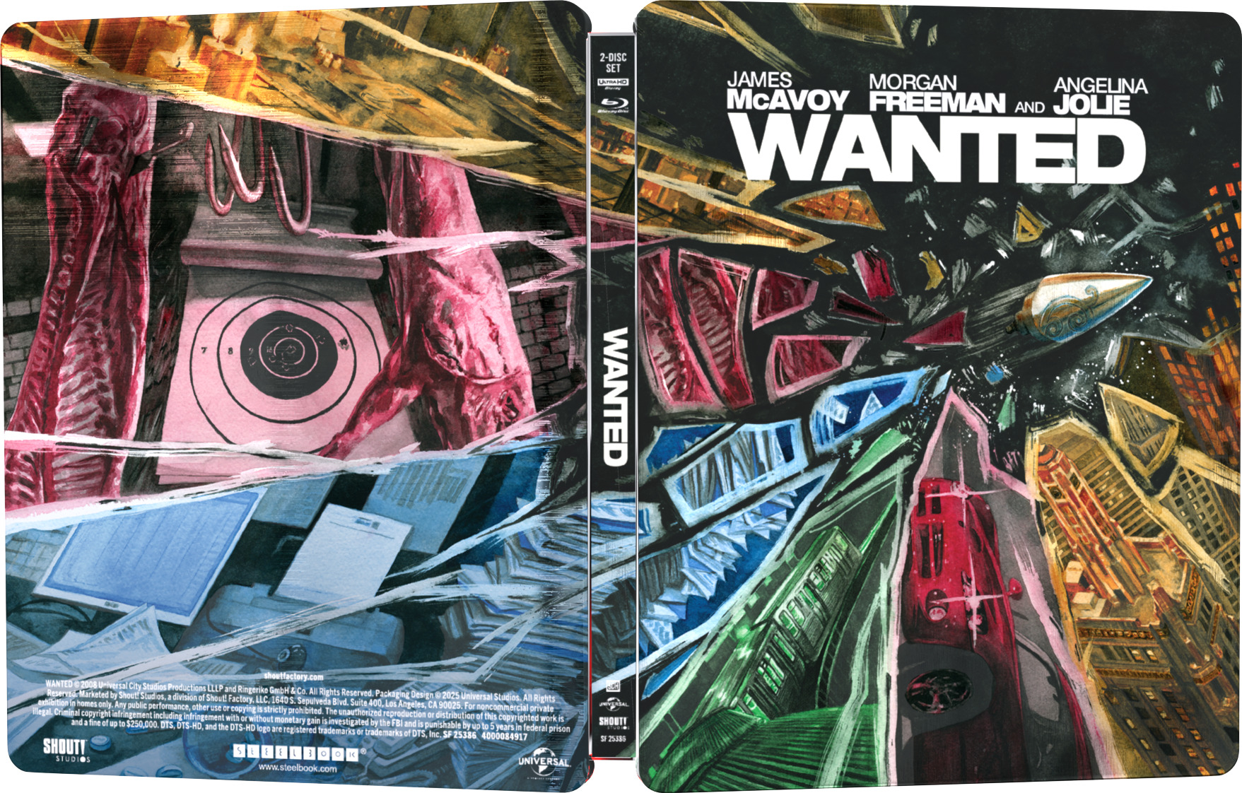 Wanted 4K Blu-ray (Wal-Mart Exclusive SteelBook until Dec 02