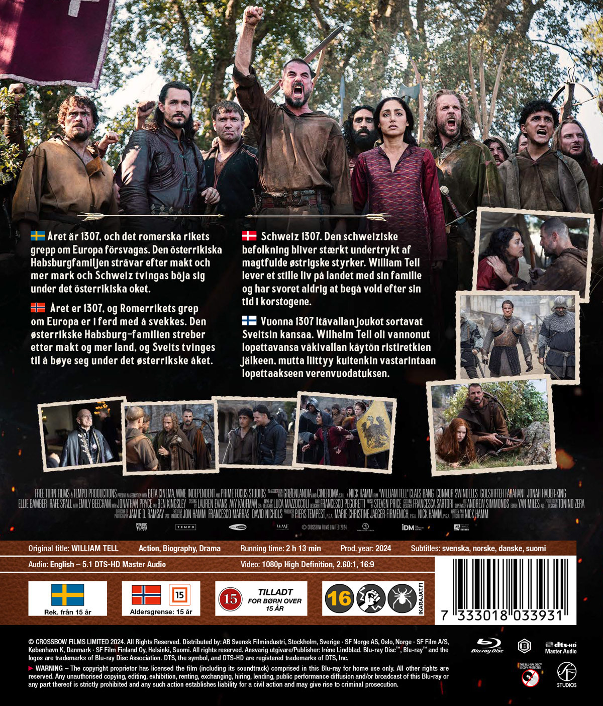 William Tell Blu-ray (Finland)