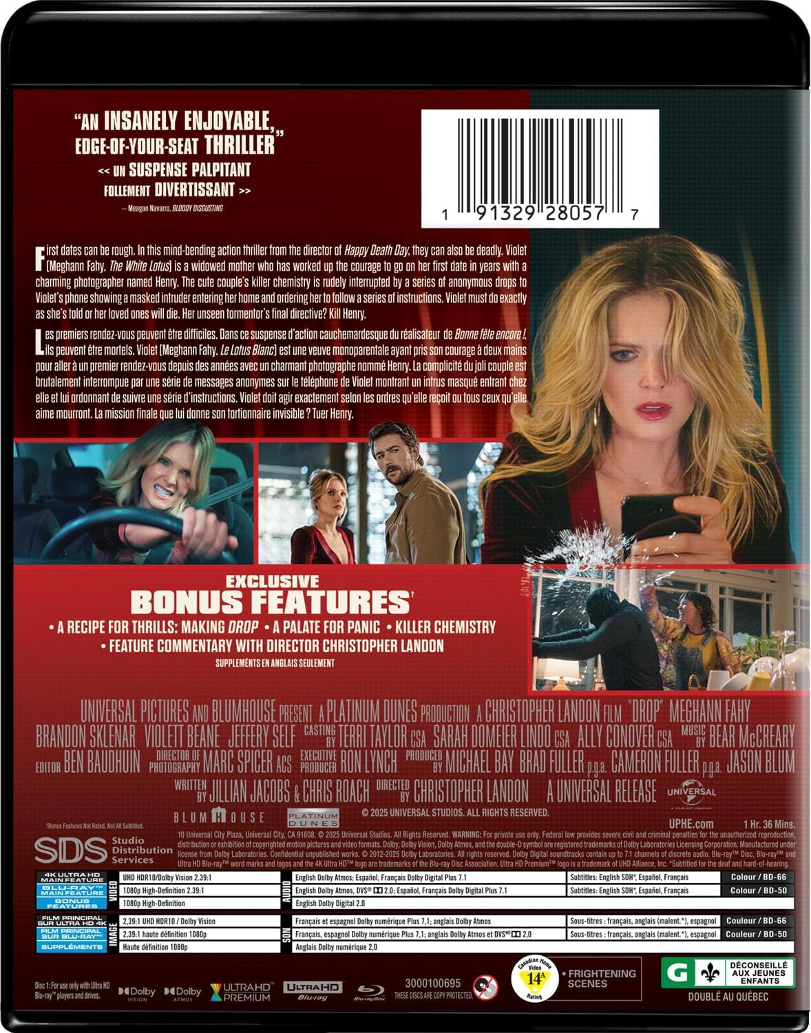 Drop 4K Blu-ray (Collector's Edition | Bilingual) (Canada)