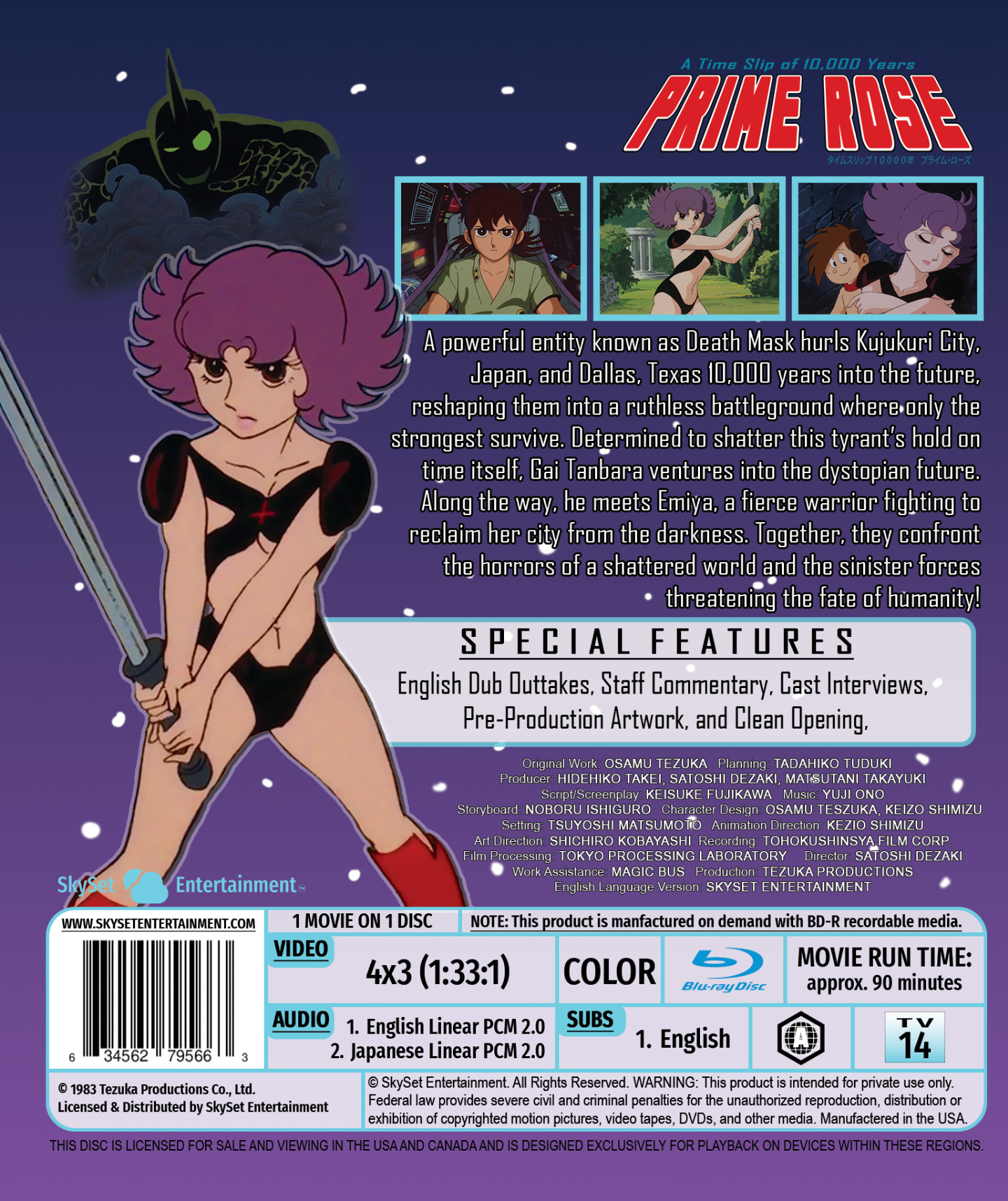 A Time Slip of 10,000 Years: Prime Rose Blu-ray